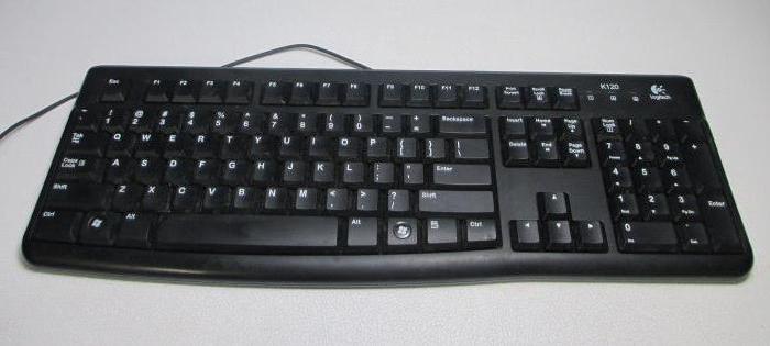 keyboard logitech k120