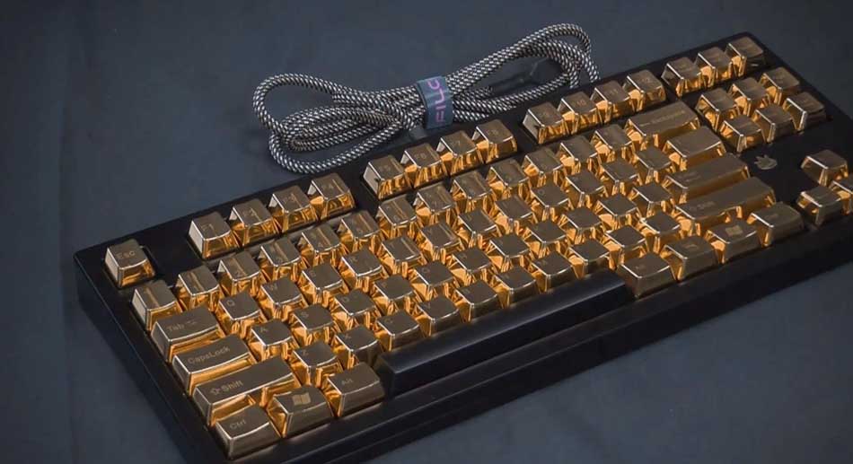 дорогая клавиатура Kirameki Pure Gold Keyboard