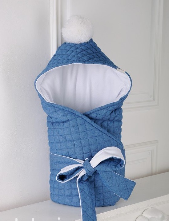 Конверт-одеяло для новорожденного "Джинс"
