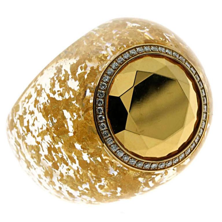 Кольцо с бриллиантом от Chopard