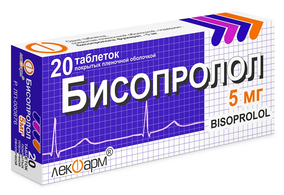таблетки "Бисопролол": упаковка