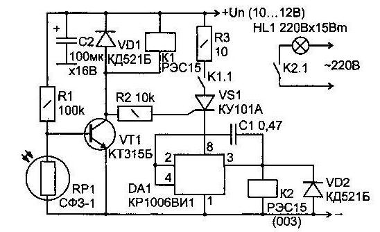 DIY photo relay circuit device and application