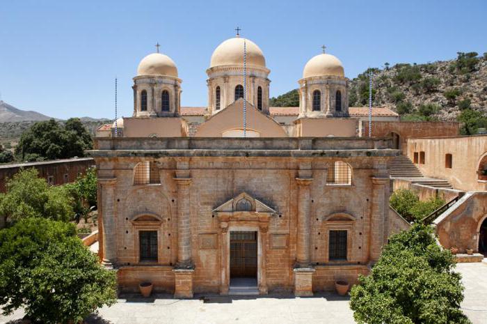 греческие монастыри на острове Крит