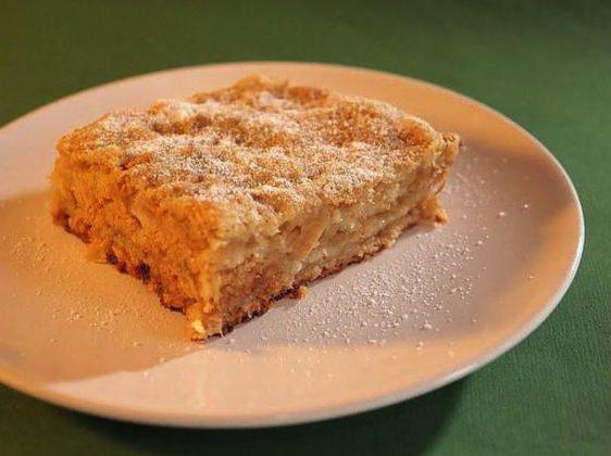 Warsaw apple pie with cottage cheese