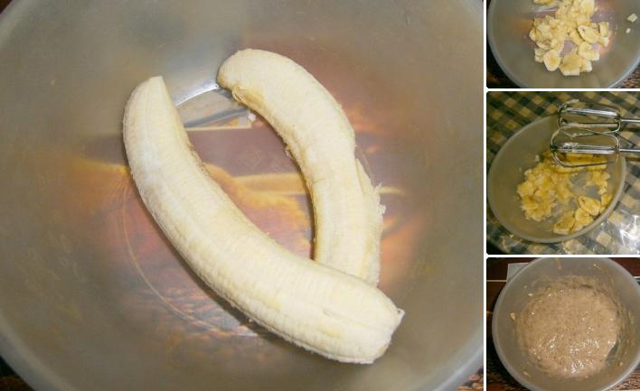 Измельчение бананов