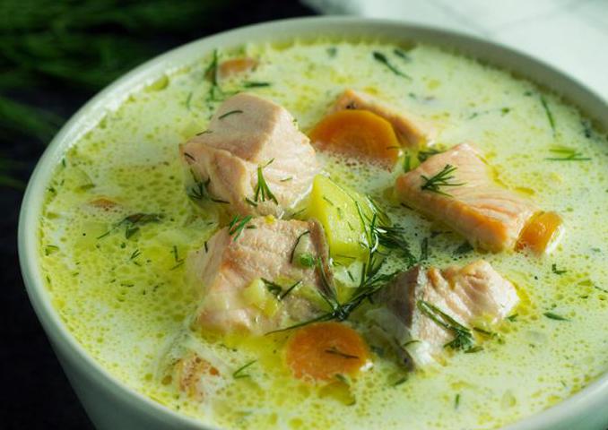 Рецепт супа с семгой