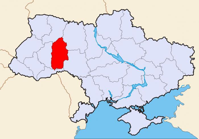 карта хмельницкой области 