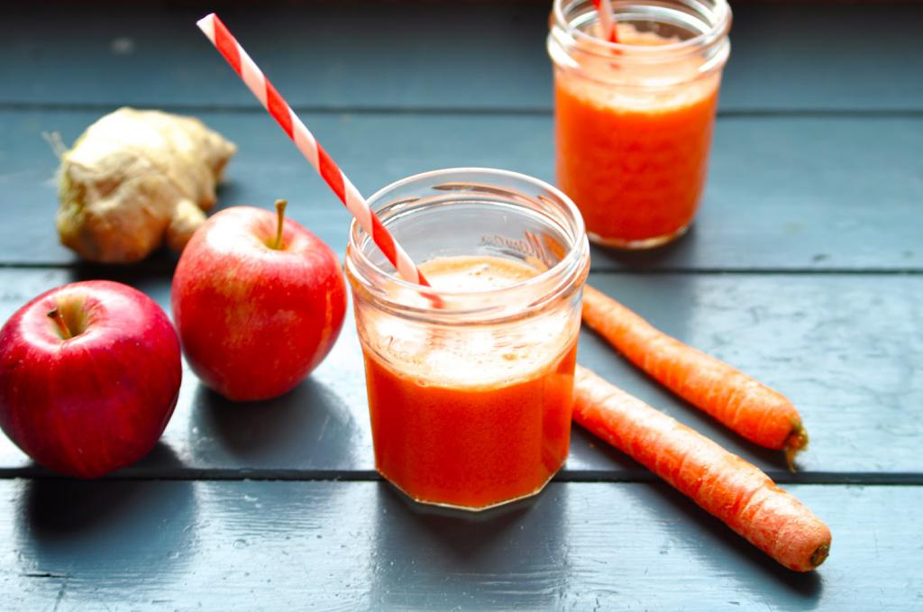лечебный напиток из яблок и моркови