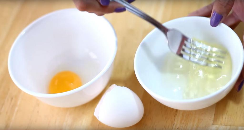 Маска для лица с белком яйца