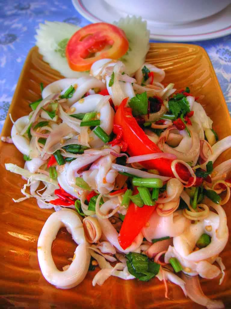 Фото рецепт салата с кальмарами фото