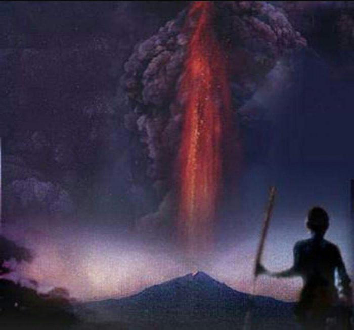 Взрыв вулкана Тоба