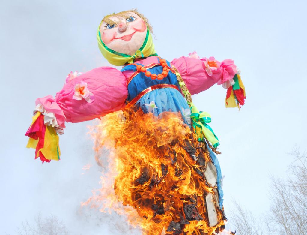 scarecrow burning