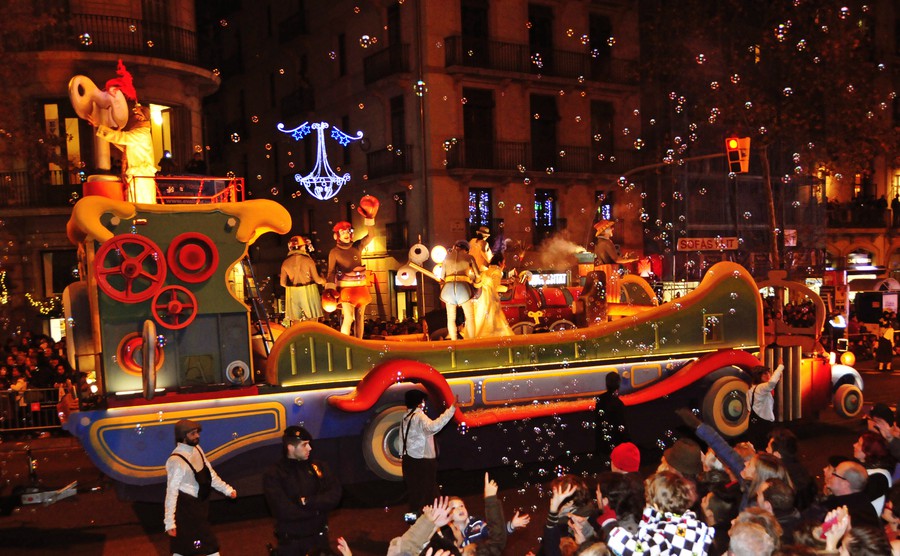 Барселона – рождественское шествие