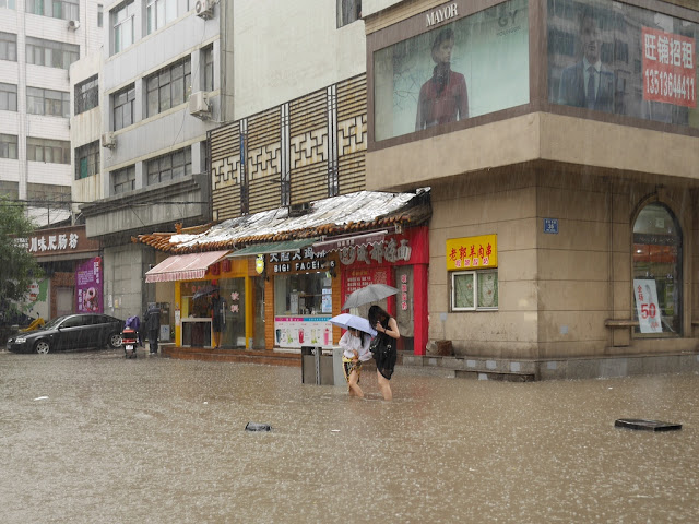 Где в Китае наводнение