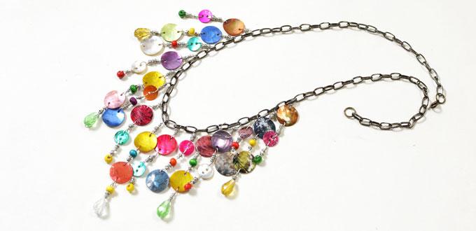 button necklace