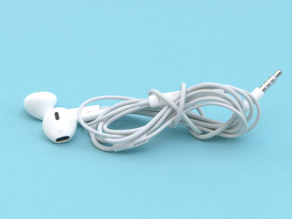 folded headphones