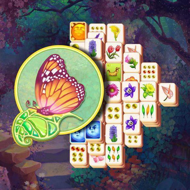 play mahjong butterflies full screen