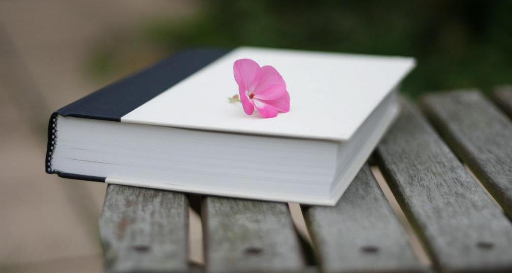 Book and flower