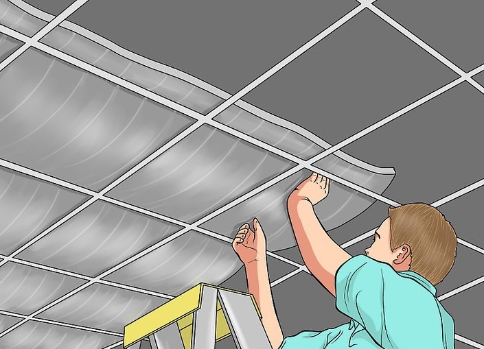 False ceiling soundproofing