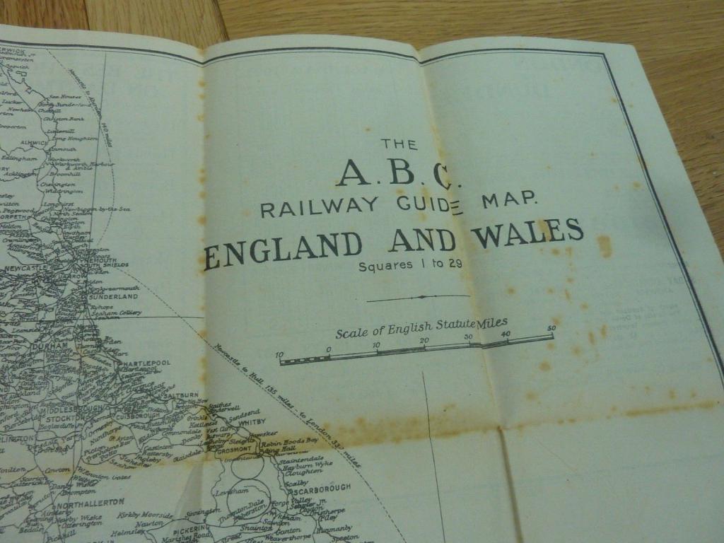 Карта ж/д дорог Англии и Уэльса