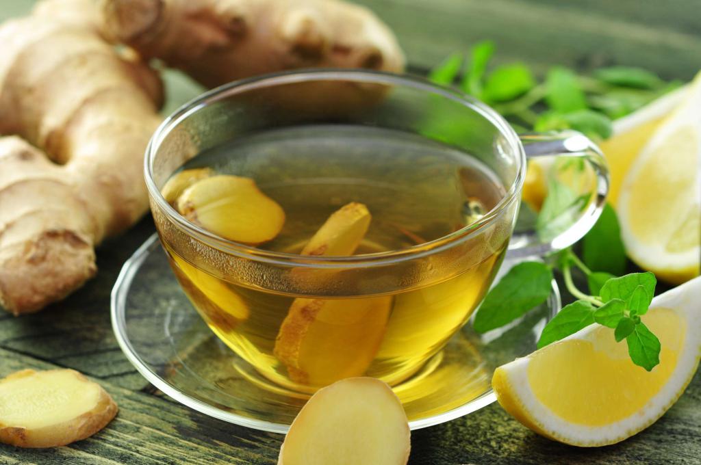 Имбирно-лимонный чай для похудения