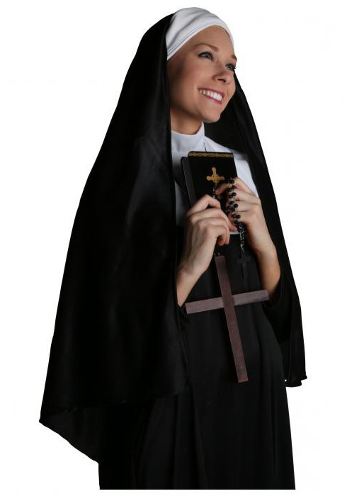костюм монашки на хэллоуин