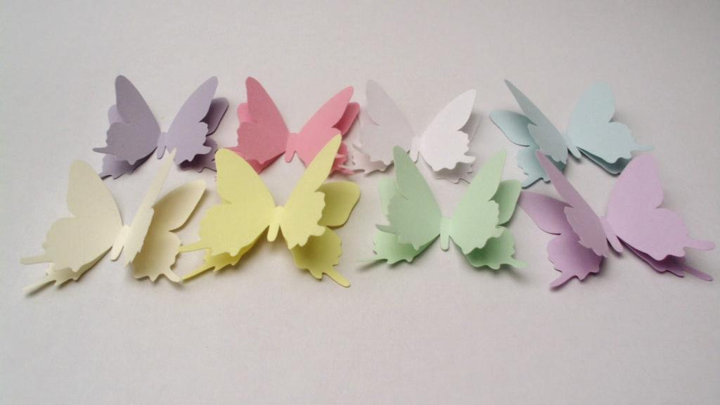 как сделать бабочку из бумаги своими руками