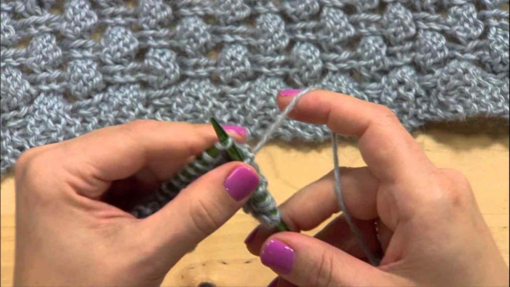 knitting scarf step by step