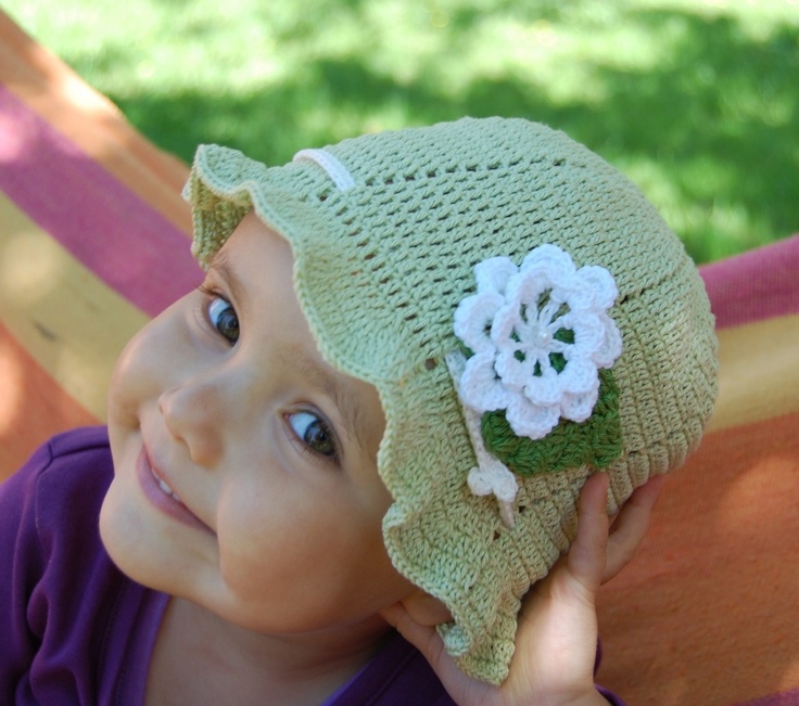 Вязание шапок крючком для девочек