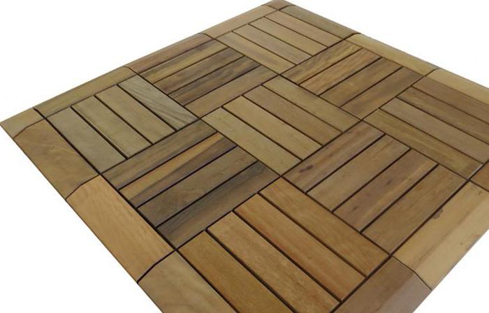 плитка на деревянный пол