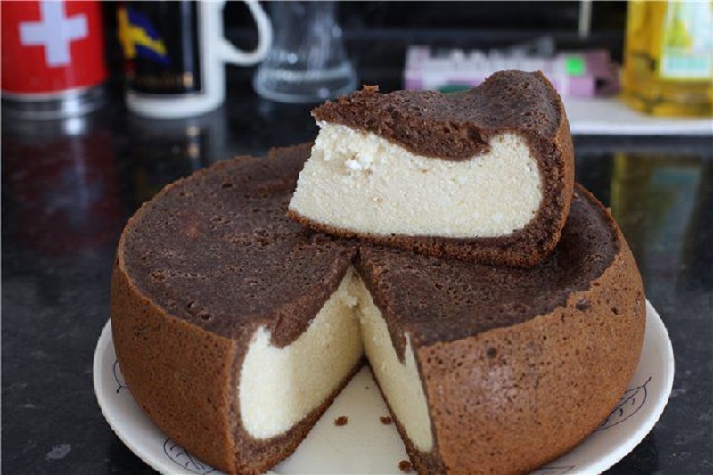 Рецепт шоколадного пирога из творога в мультиварке