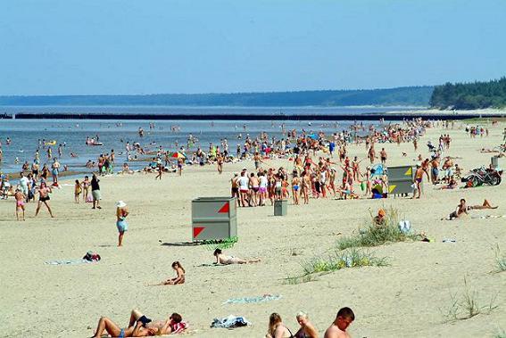 пляжи на берегу финского залива 