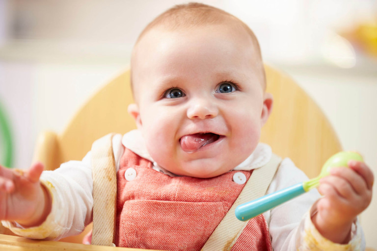 Kid with a spoon