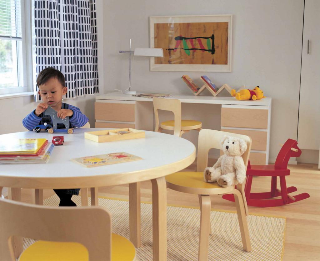 Детский стол круглый для детей