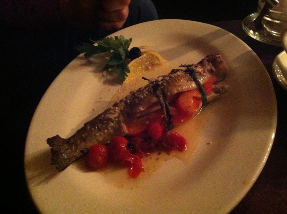 рыба с овощами