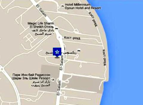 aqua hotel resort spa 4 on the map