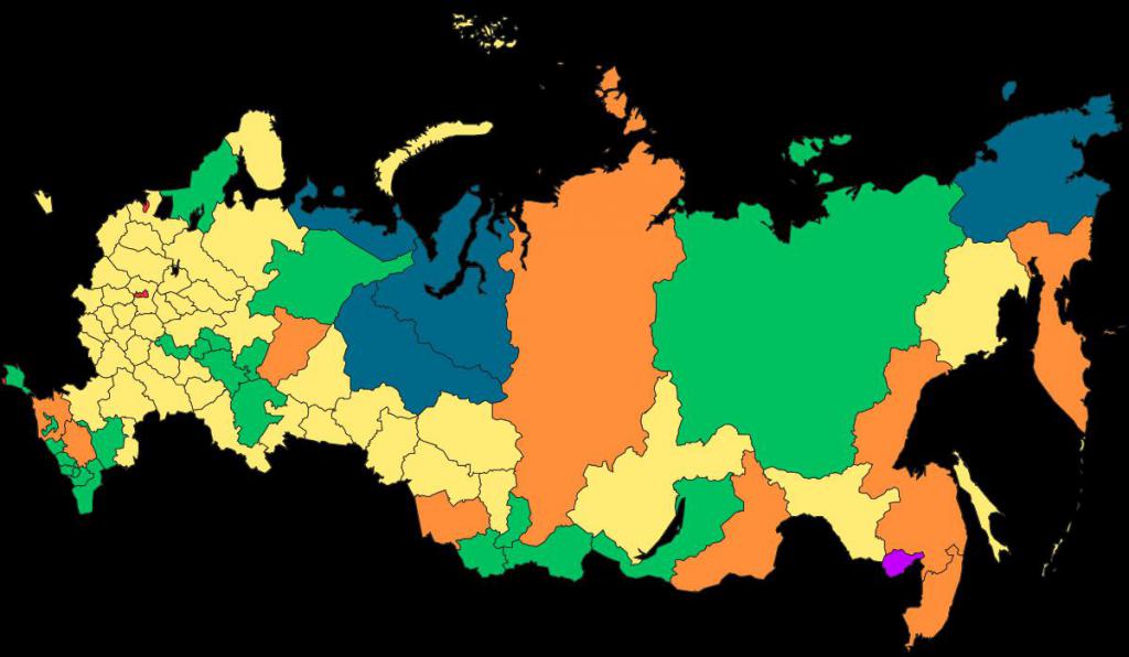 территориальное устройство России