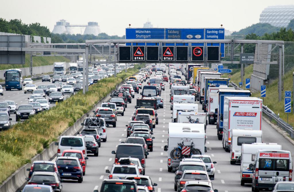 autobahn traffic jam