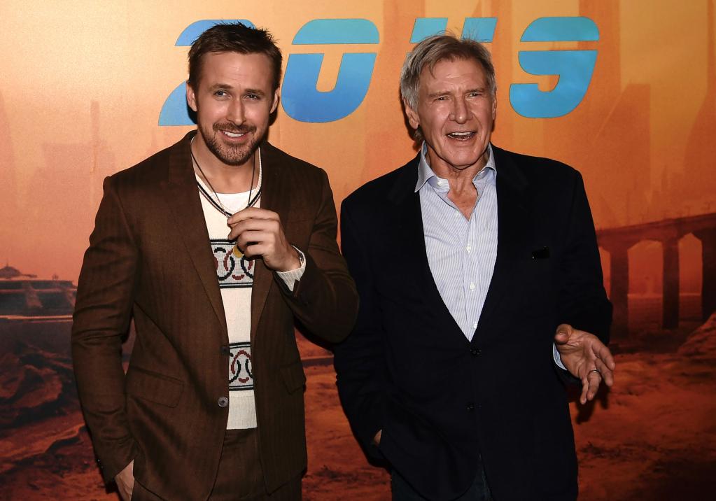 Ryan Gosling and Harrison Ford