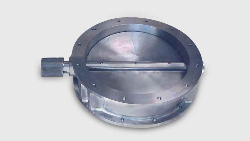 Hand operated butterfly flange valve