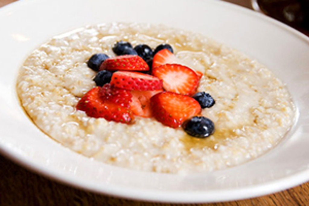 porridge with fruit