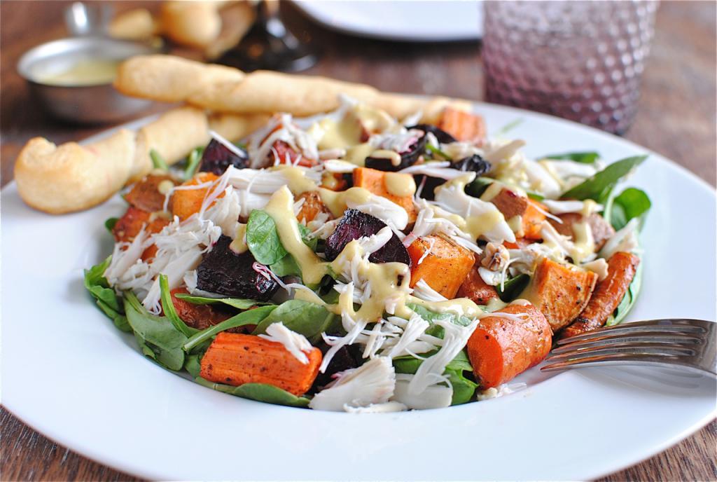 крабовый салат с овощами