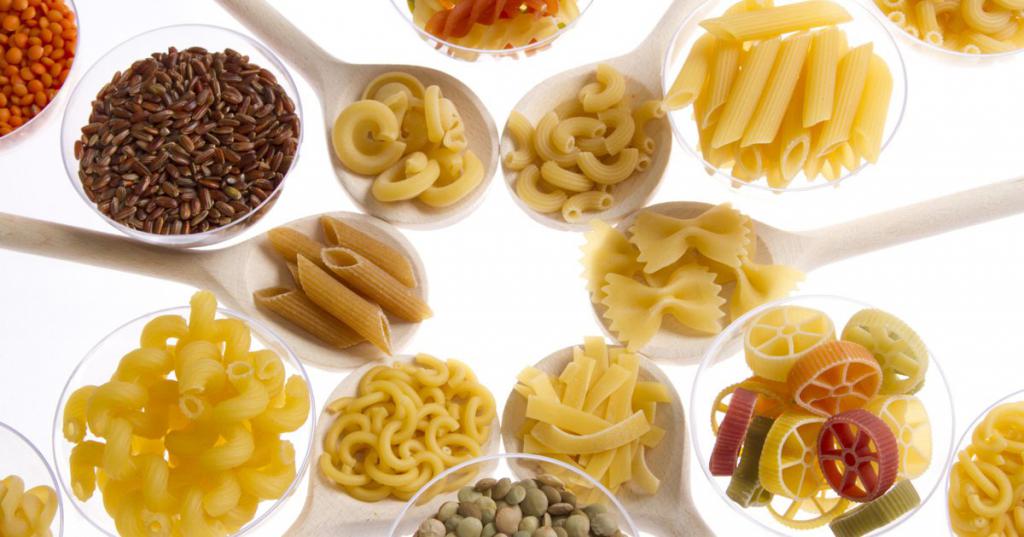 pasta - a source of fast carbohydrates
