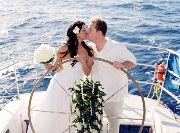 Бракосочетание на яхте