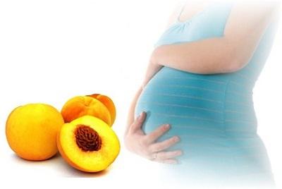 Peach for pregnant life-giving dessert