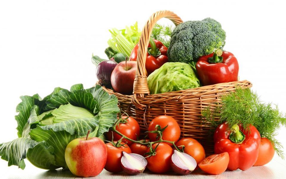 Диета рекомендует овощи и фрукты