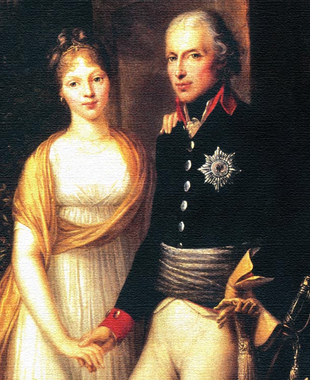 Фридрих Вильгельм 3 с женой