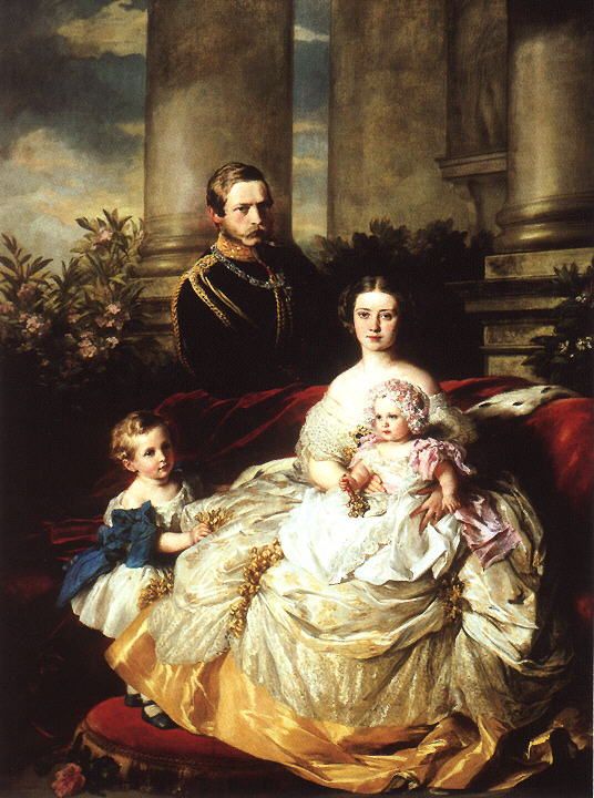 Фридрих с семьей