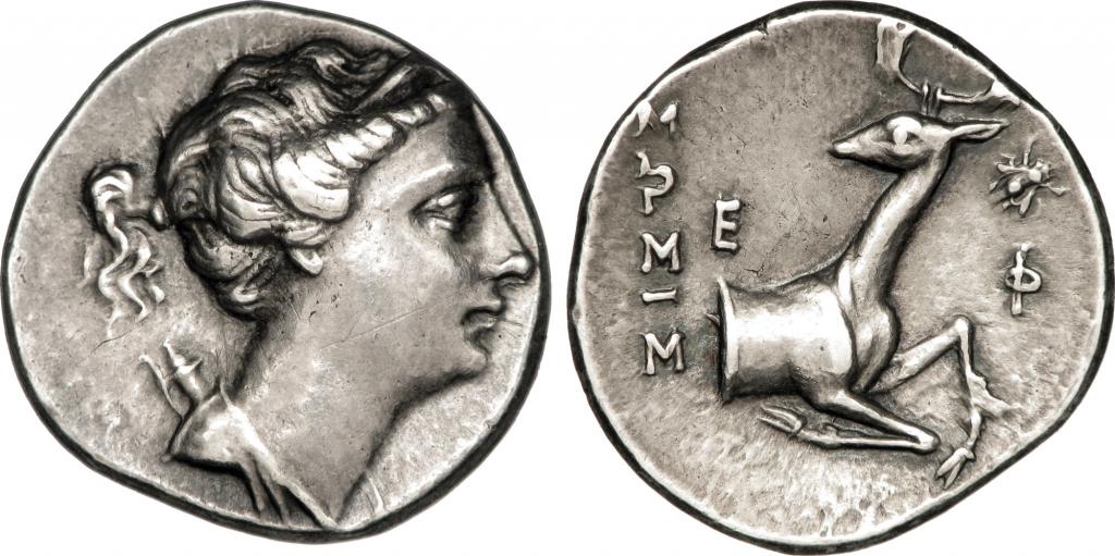 Монета с изображением Артемиды