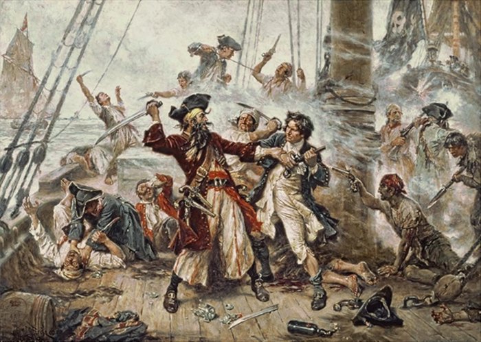 Захват корабля пиратами